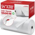 Plastic Table Cloth, 310 Ft X 54 in Disposable Tablecloth Roll