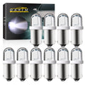 LED 6V 6.3V DC BA9S GE44 47 Pinball LED Light Bulb White