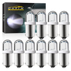 LED 6V 6.3V DC BA9S GE44 47 Pinball LED Light Bulb White