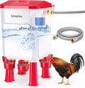 Automatic Chicken Waterer, 2 Gallon with Float Valve, 4 Cups