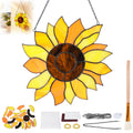 Pre-Foiled Stained Glass Kit, DIY Suncatcher Craft with Instructions