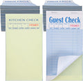 Guest Check Books 3.5" x 6.7", 1000 Duplicates Server Note Pads