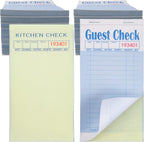 Guest Check Books 3.5" x 6.7", 1000 Duplicates Server Note Pads