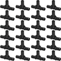 25pcs 1/2" Poly PPSU Barb Crimp PEX Tee Fittings, No Lead