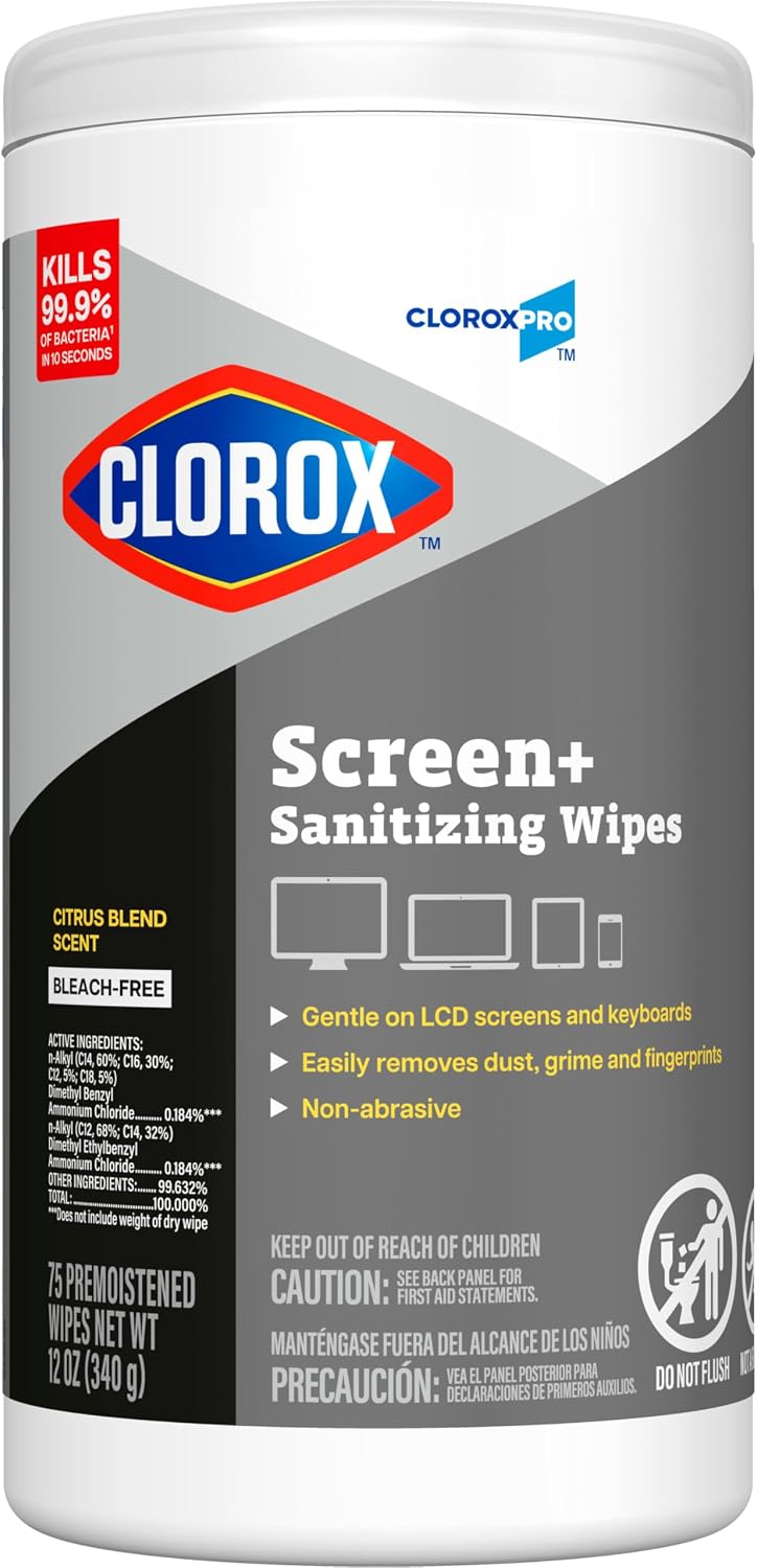 Disinfecting Wipes for Electronics, Citrus Blend Scent, 75 ct.