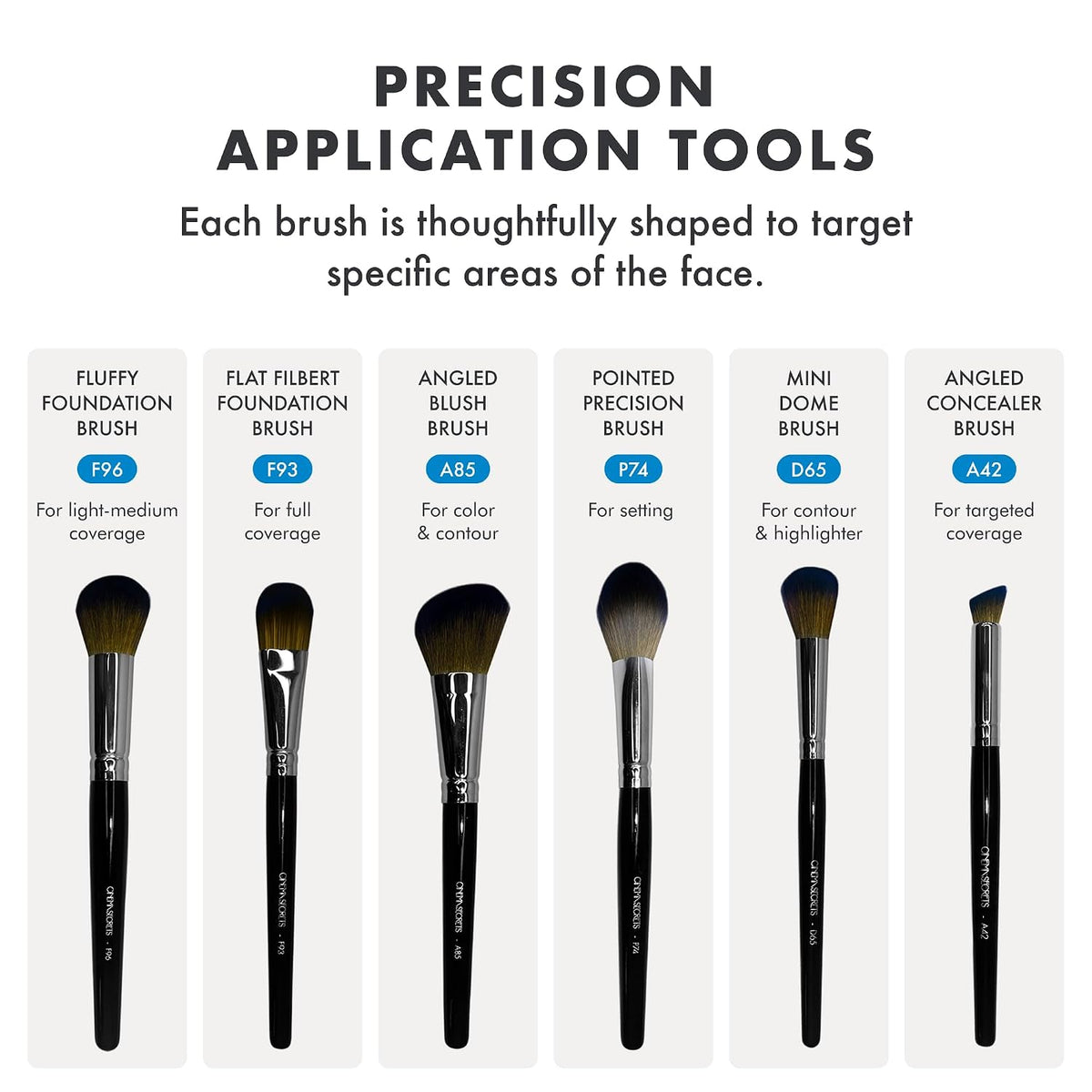 6-Piece Face Makeup Brush Set & Setting Spray, 3.4 Fl Oz