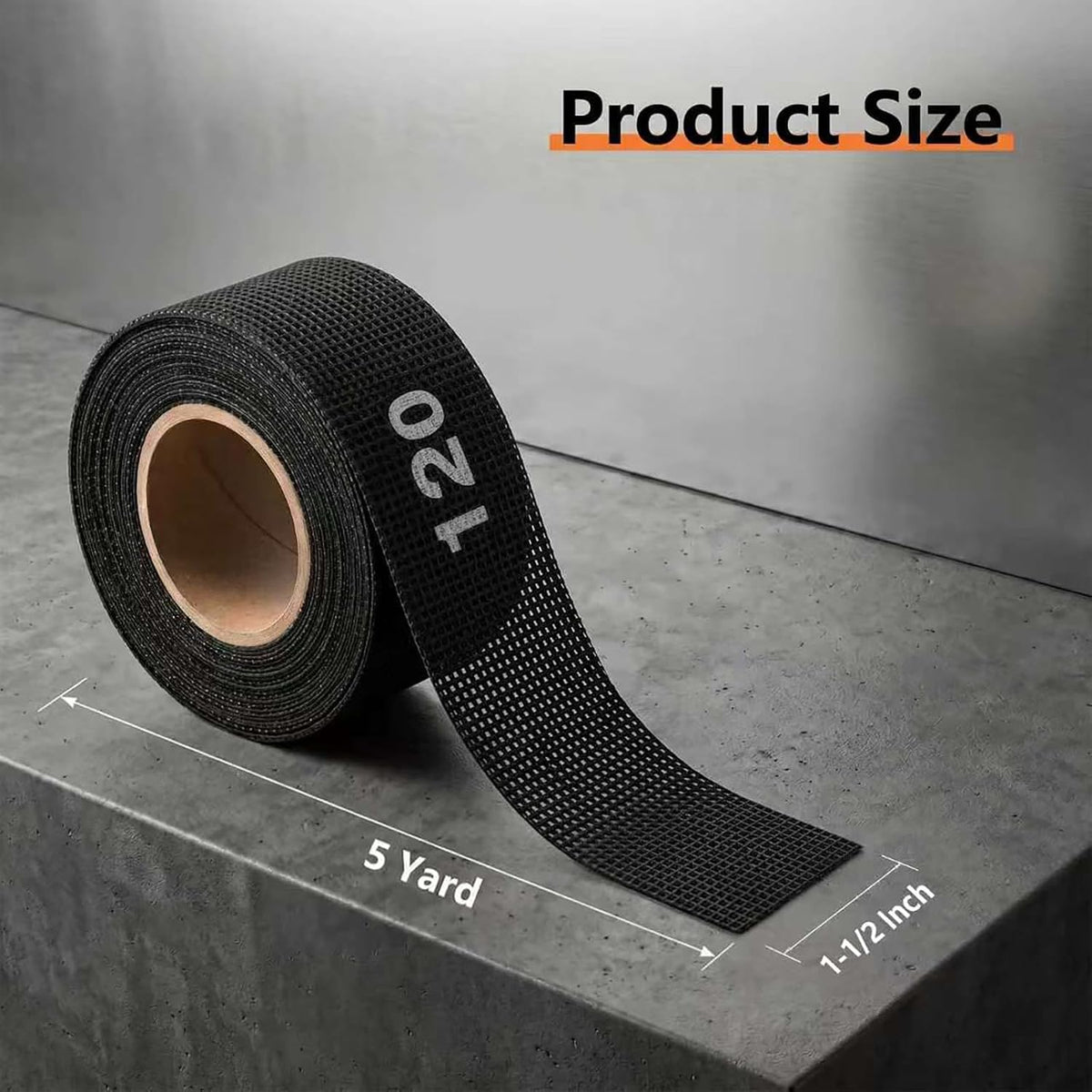 120 Grit Emery Cloth Roll,Mesh Sandpaper Roll for Copper Pipe,Plumber