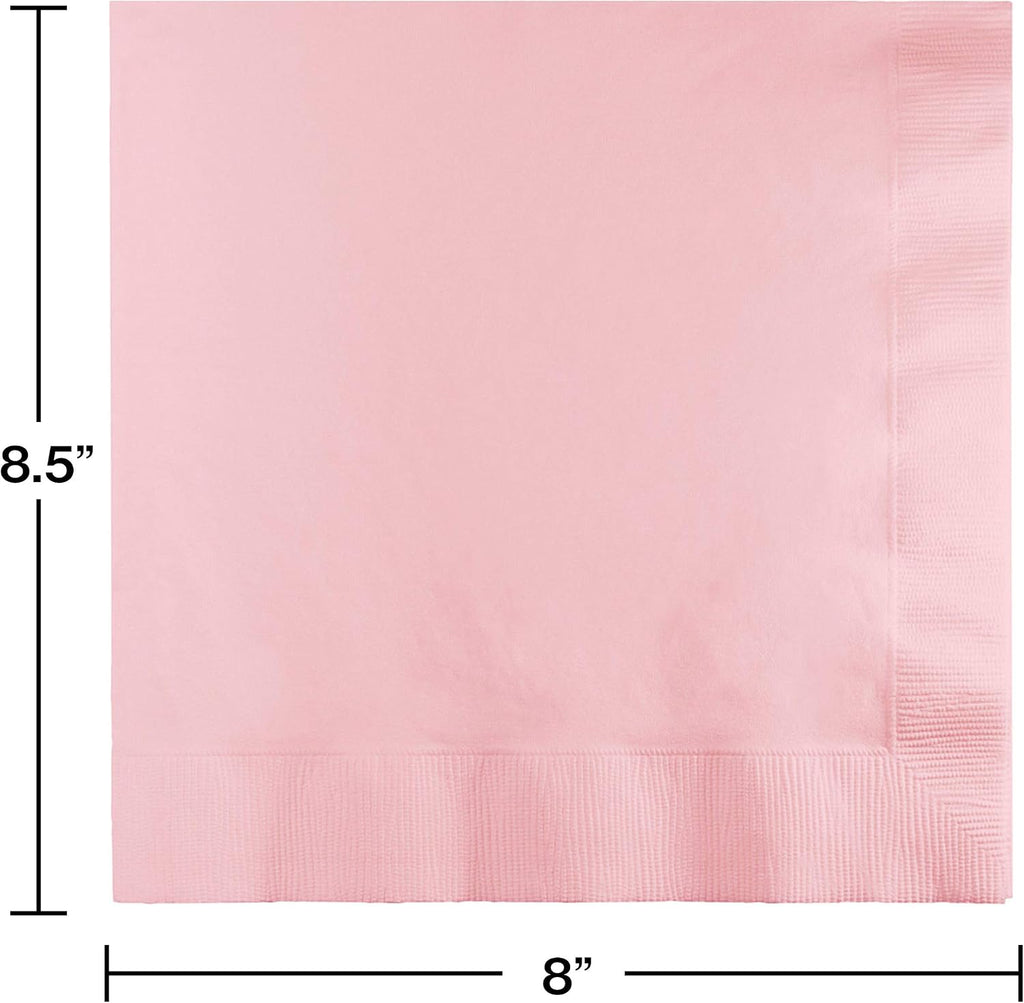 Classic Pink Dinner Napkins 3 ply, 75 ct