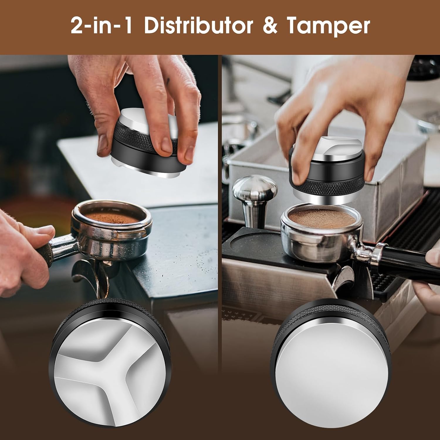 51mm Espresso Accessories Kit, Distributor, Tamper, WDT, Funnel