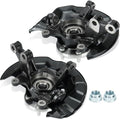 Pair of Front Steering Knuckle & Wheel Bearing Hub Assembly Compatible with Toyota Corolla 2009-2013 1.8L/2.4L(Built in USA), Matrix 2009-2013 1.8L, Replace for 698380 698381, Driver Side and Passenge