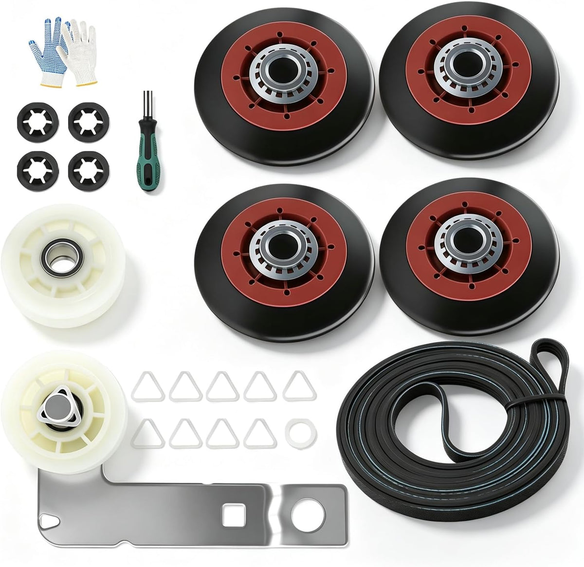 Dryer Repair Kit Compatible with Whirlpool WED5100HC2 WED5100HC3 WED5100HW0 WED5100HC1 WED5100HC0 WED5600XW1 WED5500BW0 WED5550XW0