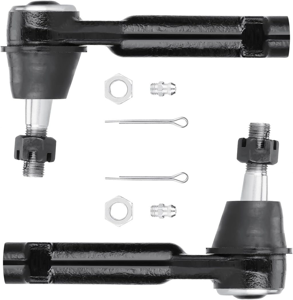 ES3493 Front Outer Tie Rod Ends for 99-06 Chevy Silverado Avalanche Suburban GMC Sierra Yukon, 02-06 Cadillac Escalade ESV Driver & Passenger Side 26059226