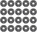 20 Pack 1/2 Inches Industrial Malleable Cast Iron Pipe Flange