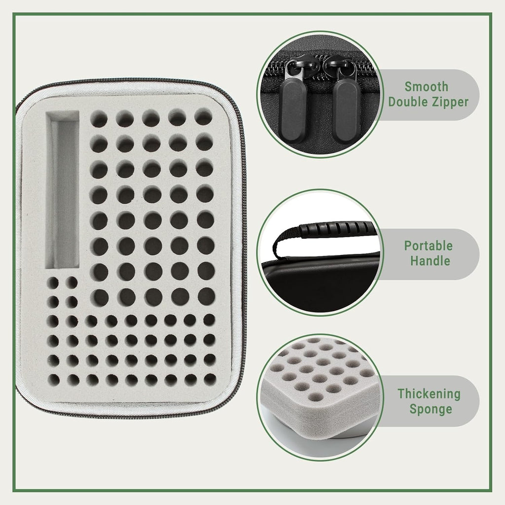 Battery Organizer Storage Case with Tester,88 Slot for AAA AA Button Cells | Mesh Pocket, Carrying Handle, Fireproof