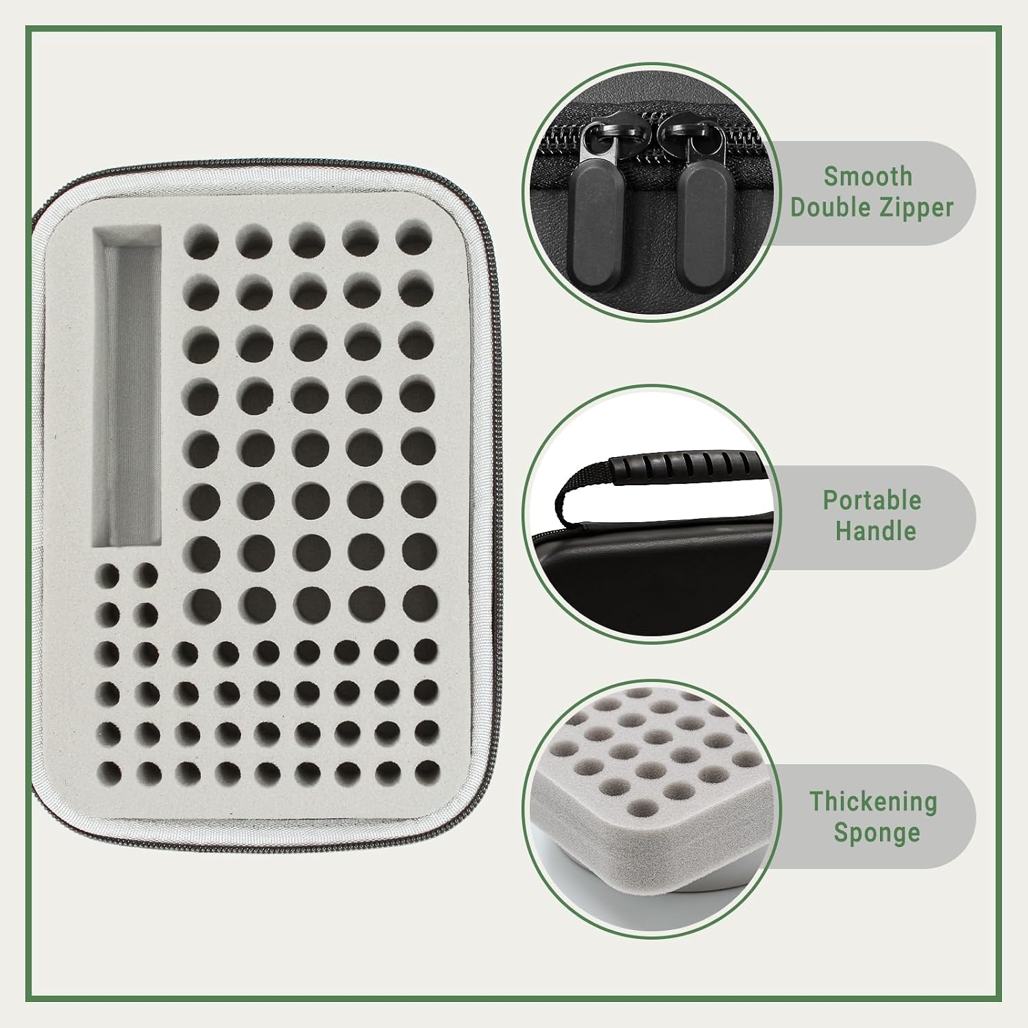 Battery Organizer Storage Case with Tester,88 Slot for AAA AA Button Cells | Mesh Pocket, Carrying Handle, Fireproof
