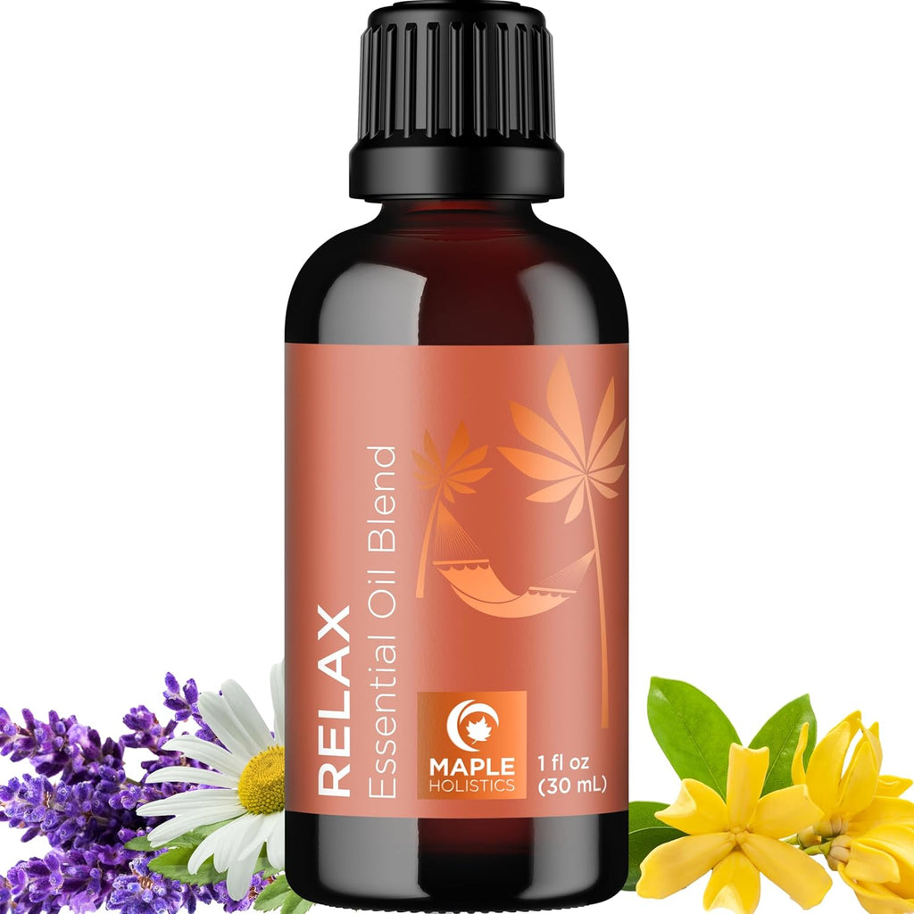 Relaxing Essential Oil Blend for Diffuser - Aromatherapy Blend of Essential Oils for Diffusers for Home and Travel