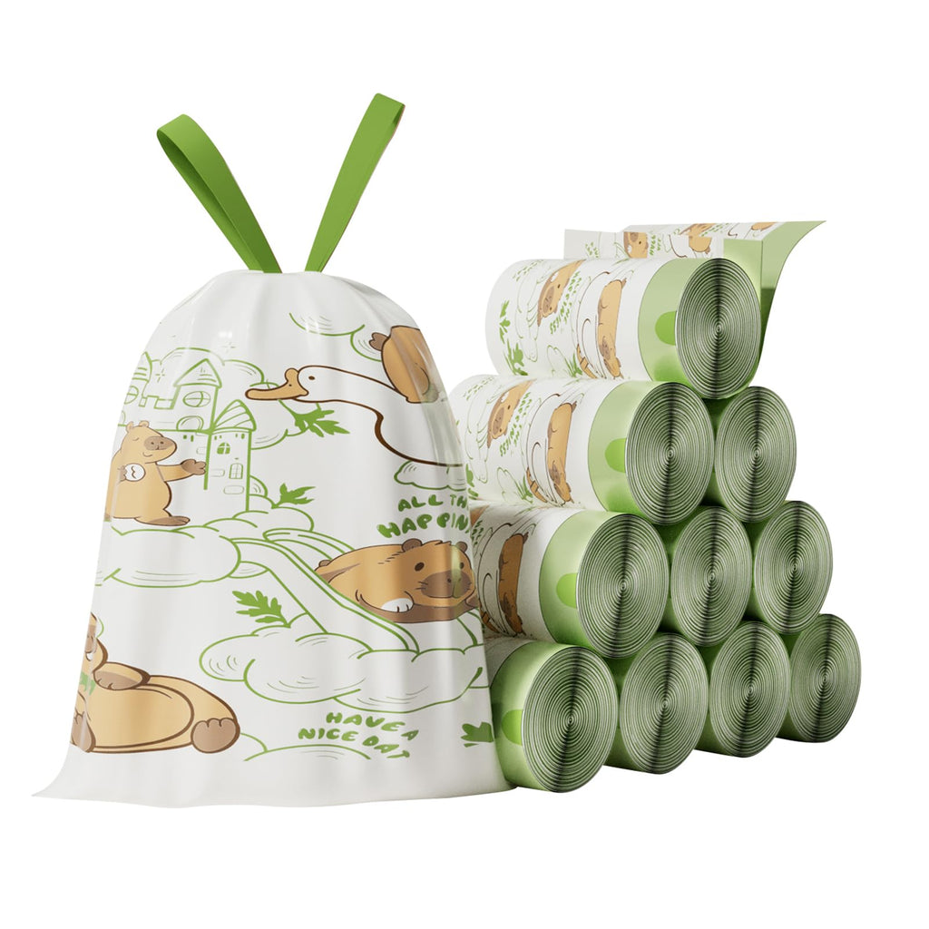 13 Gallon Drawstring Tall Kitchen Trash Bags - 50 Counts