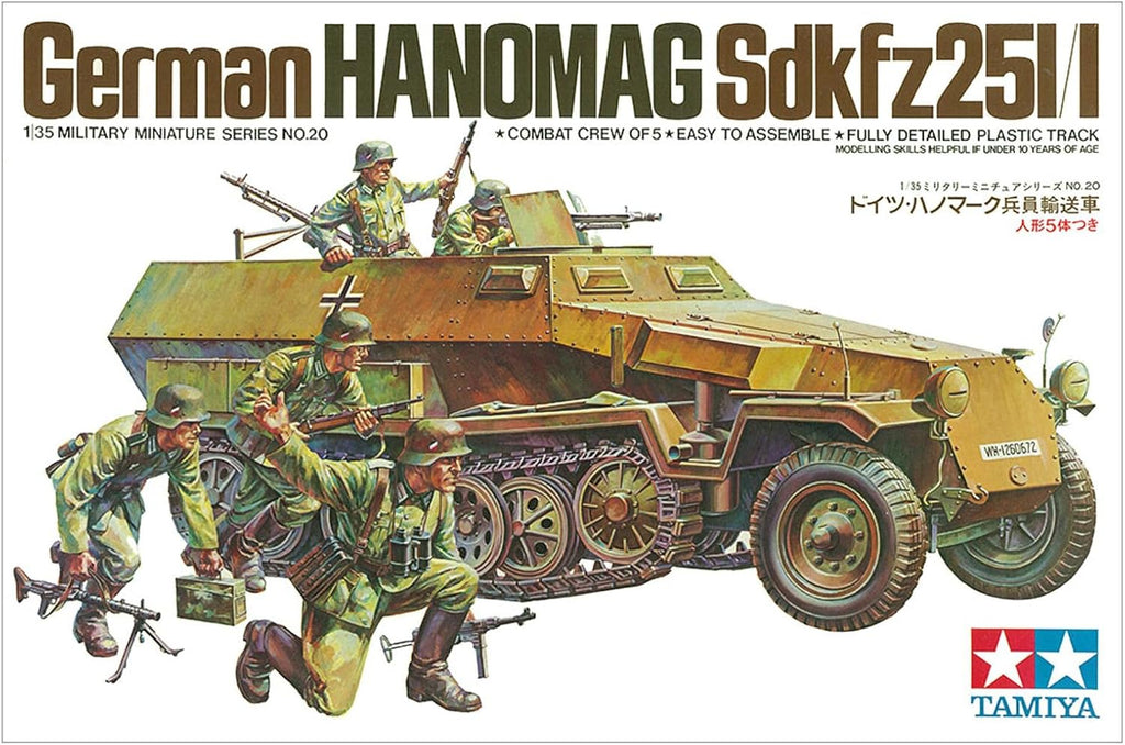 35020 1/35 German Hanomag SDKFZ 251/1 Plastic Model Kit