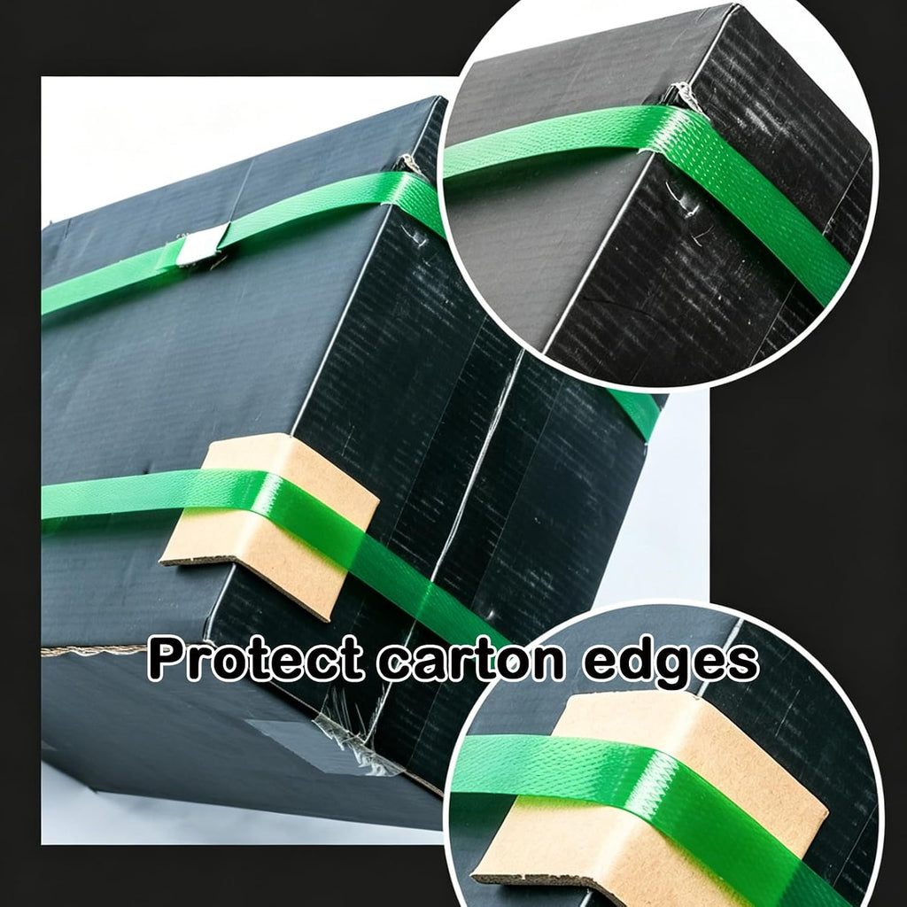 2x2x3 Inch Cardboard Corner Protectors, Pack of 50 box corner protectors