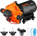 VEVOR Water Diaphragm Pump 12V DC 5.5 GPM Flow 70 PSI Rated Pressure