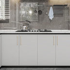 6 Pack 7.5 Inch Brushed Brass Kitchen Cabinet Handles
