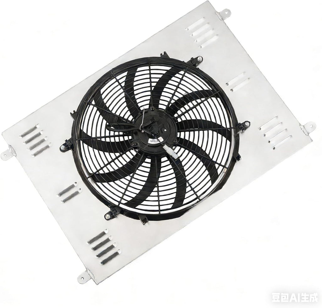 Automotive Replacement Engine Radiators Radiator Shroud Fan with Thermostat Relay Kit For Toyota Tacoma 2.4L 2.7L L4 3.4L V6 1995-2004 Aluminum Radiator Fan
