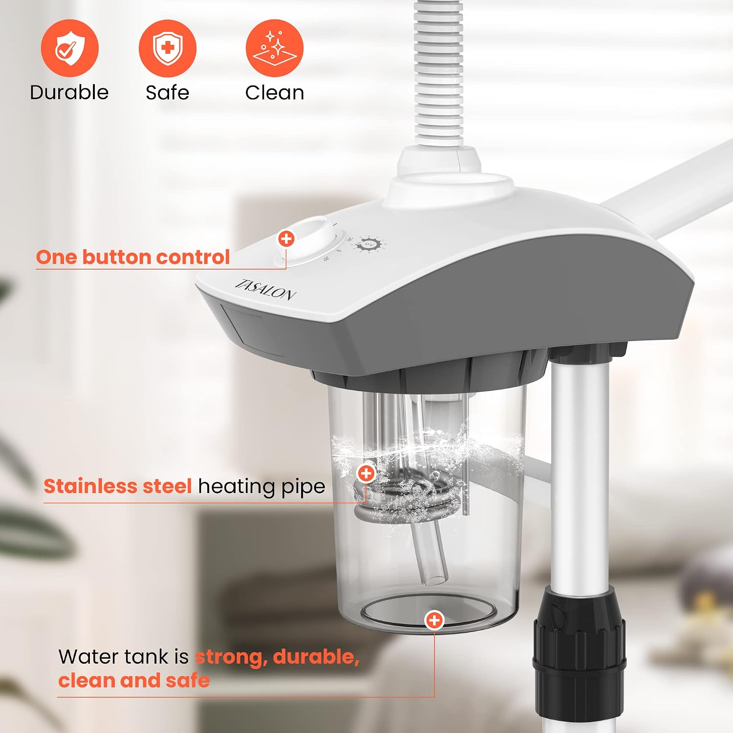 Professional Facial Steamer Tools for Esthetician, Skin Care and Deep Cleaning, 2 in 1 Face Machine with 3X