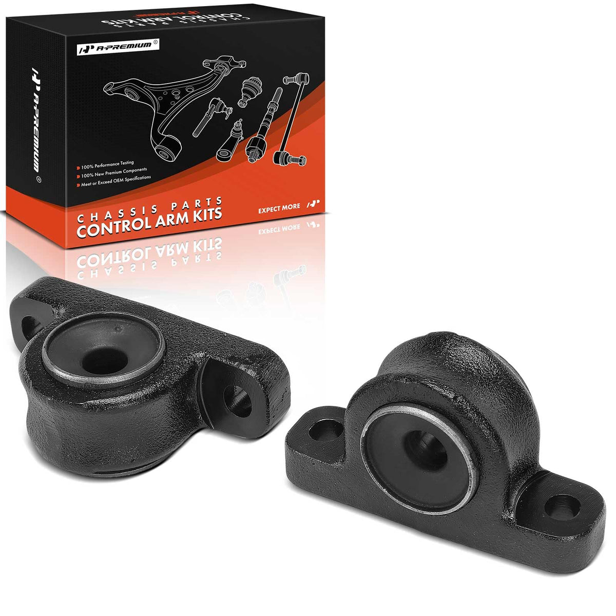 A-Premium Front Rearward Lower Control Arm Bushing Kit