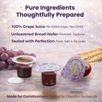Prefilled Communion Cups with Wafers - 30 Count