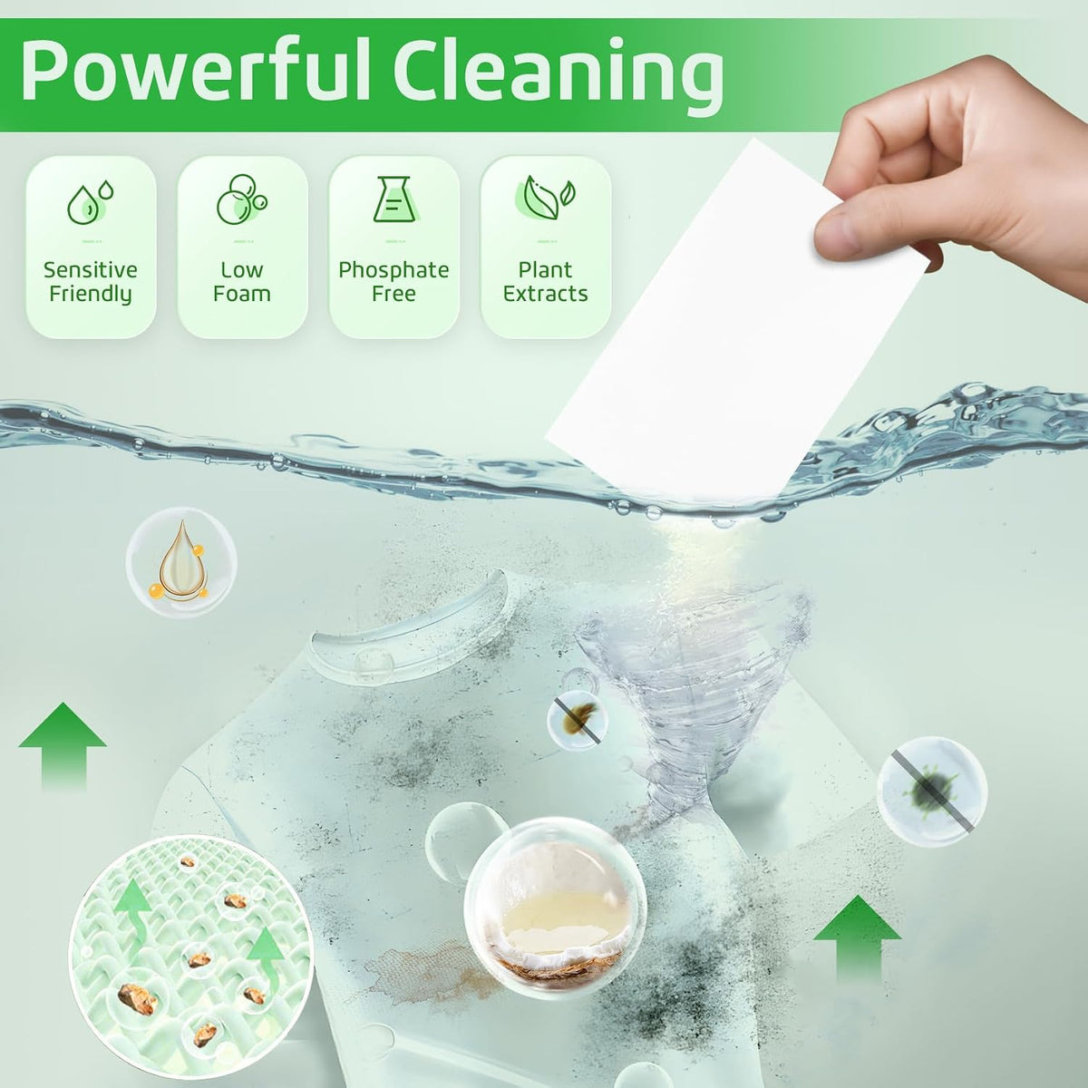 Laundry Detergent Sheets Fresh Scent 160 Count Fast Dissolve