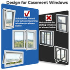 AC Window Seal Kit 157" for Casement Crank Out Windows, No-Drill
