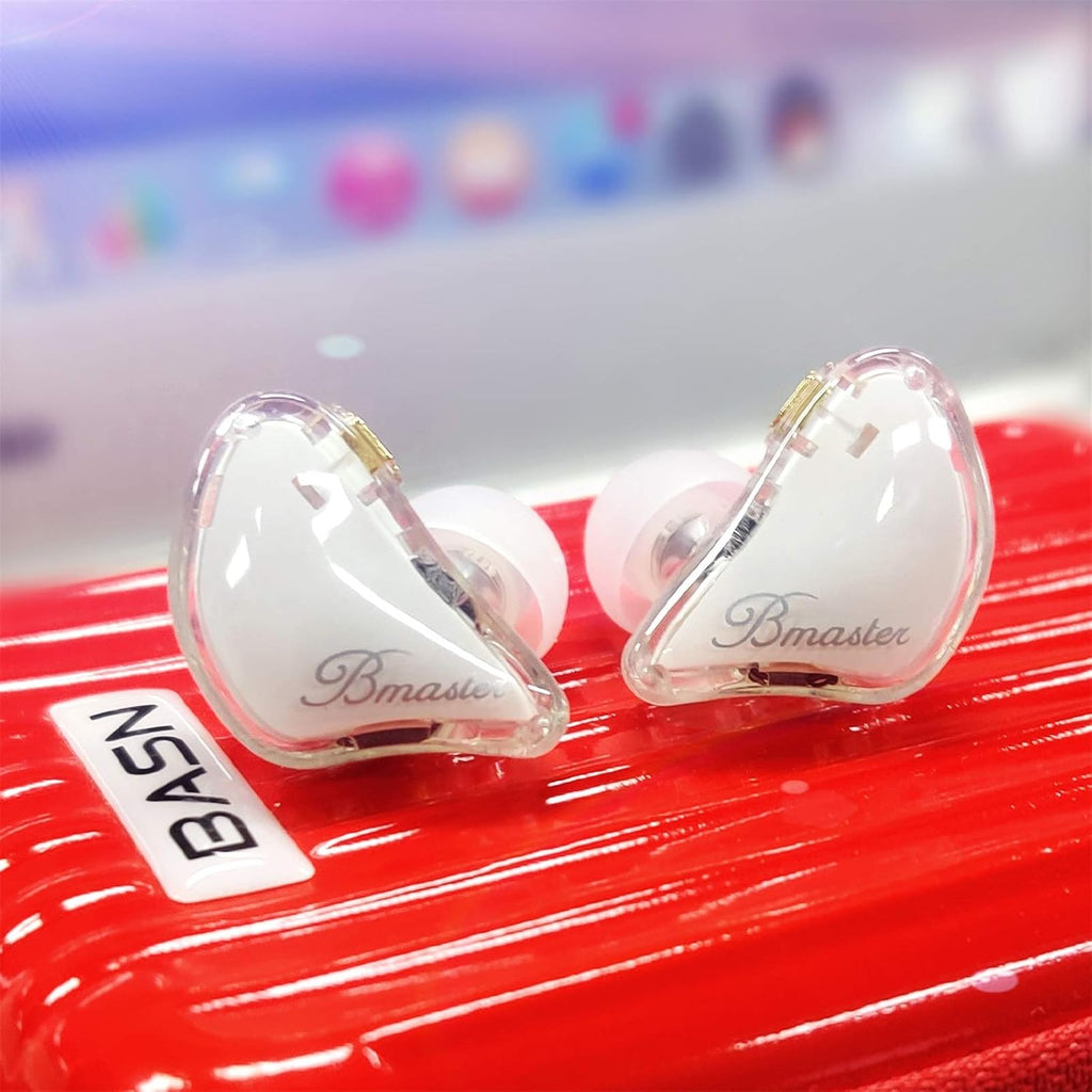 Bmaster Triple Drivers in Ear Monitor Headphone with Two Detachable Cables Fit in Ear Suitable for Audio Engineer