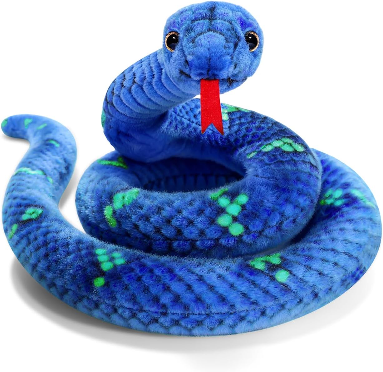 Snake Plush, Stuffed Snake Animal, 27 in Small Toy Snakes for Kids, Giant Stuffed Animals, Lifelike Plush Snake for