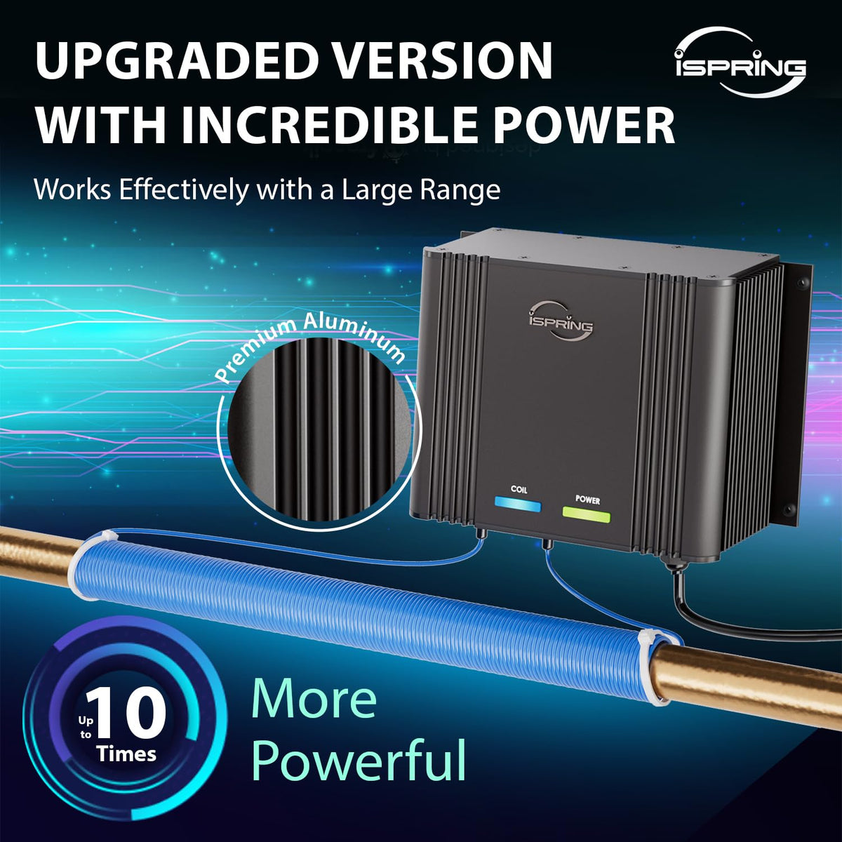 EDV2 Whole House Electronic Water Descaler, Salt-Free System