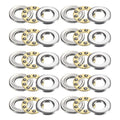 uxcell 10Pcs F5-10M Thrust Ball Bearings 5mm Bore 10mm OD 4mm Thick