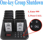 Restaurant Pager System, 10 Buzzers, Pagers for Food Truck