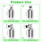 Water Float Valve, Auto Level Control, 304 Stainless, 1/2 in & 3/4 in
