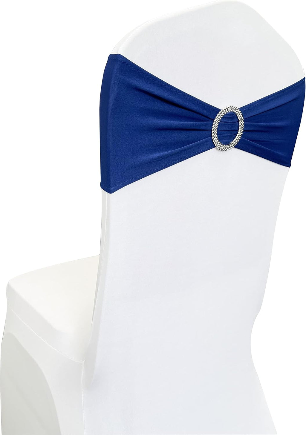 Spandex Chair Sashes Bands, Royal Blue, 50PCS