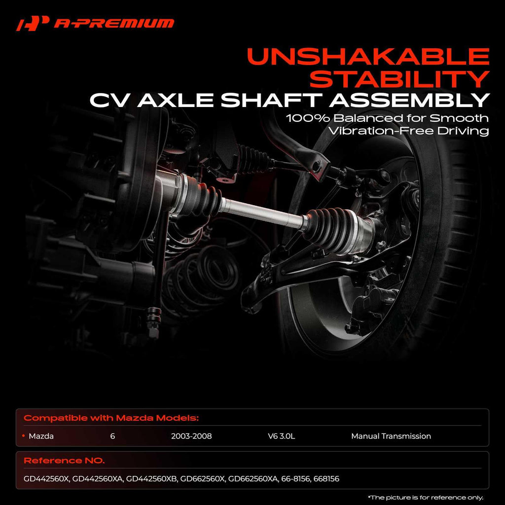 A-Premium Front Left Driver Side CV Axle Shaft Assembly