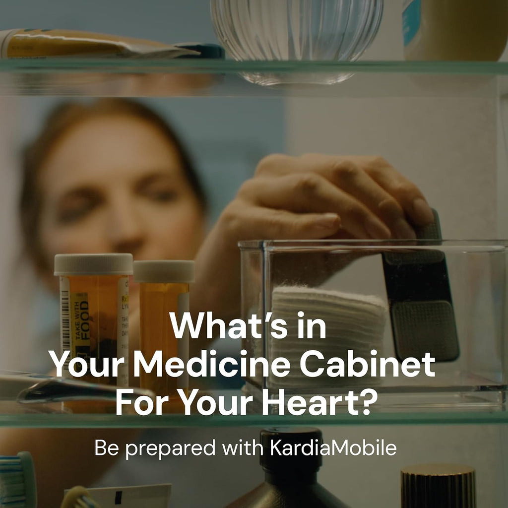 1-Lead EKG Monitor, Medical-Grade FDA-Cleared Personal Heart Monitor, Detects Normal, AFib & Arrhythmias, 30 Second