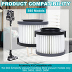 6 pack SF65 HEPA Filter Compatible for Simplicity S65/S65S/S65D/S65P Vacuum