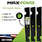 Maxpower 561158B USA Made 3 Blade Set