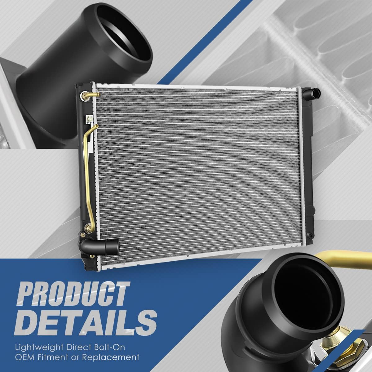 Auto Dynasty 2681 Radiator for 2004-2006 Toyota Sienna AT/MT