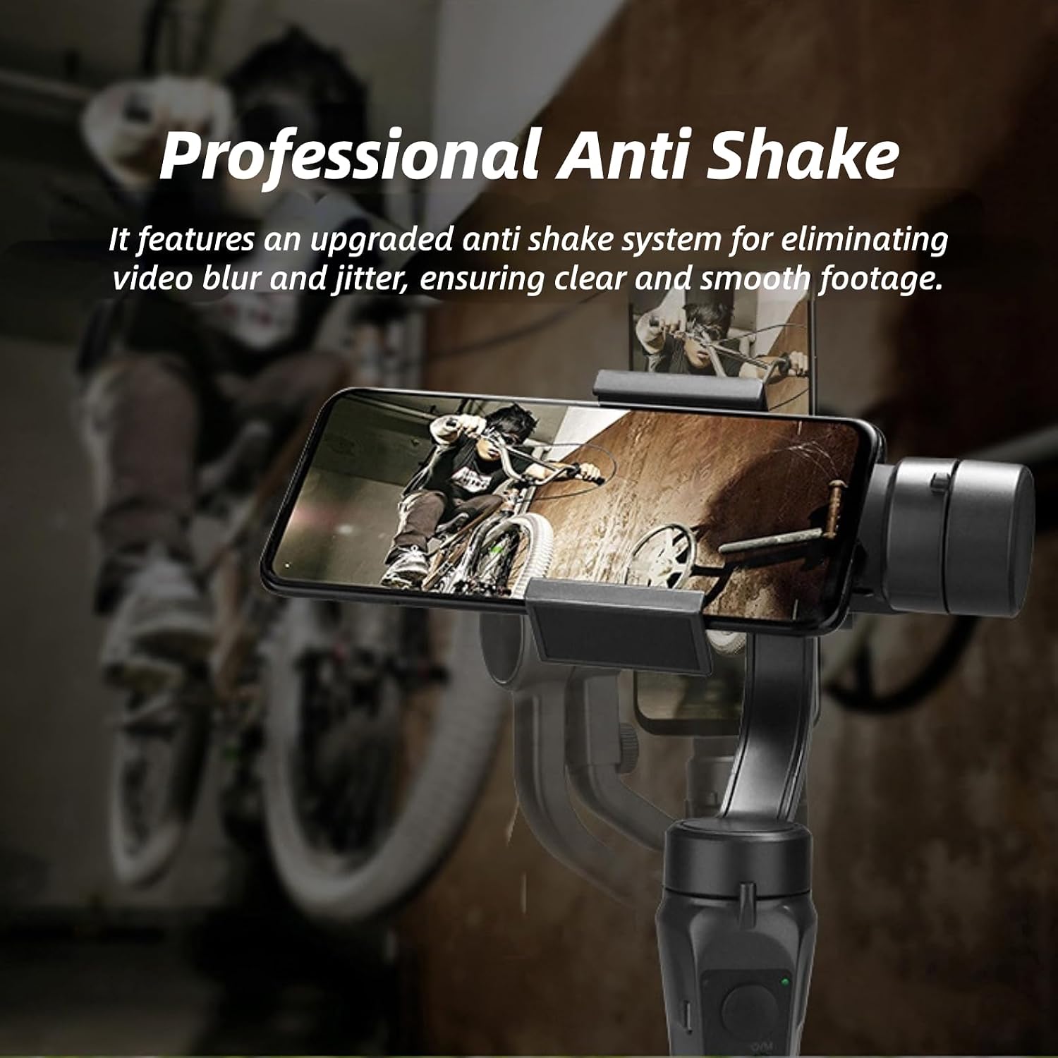 3 Axis Handheld Gimbal Stabilizer for Smartphone, S5 Foldable Phone Video Stabilizer with Face Tracking, Anti-Shake