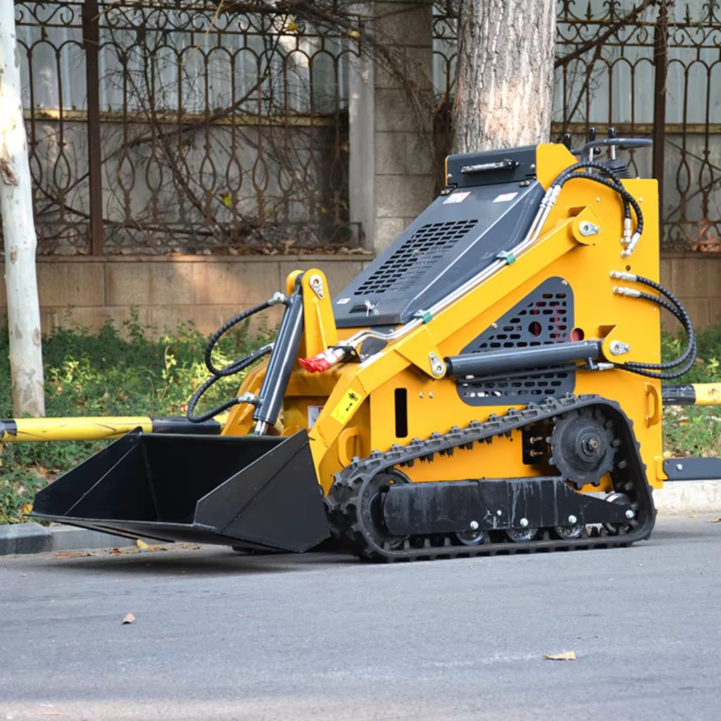 Versatile Mini Skid Steer Loader with Hydraulic Drive Electric Mini Skid Steer Compact Track Loader with