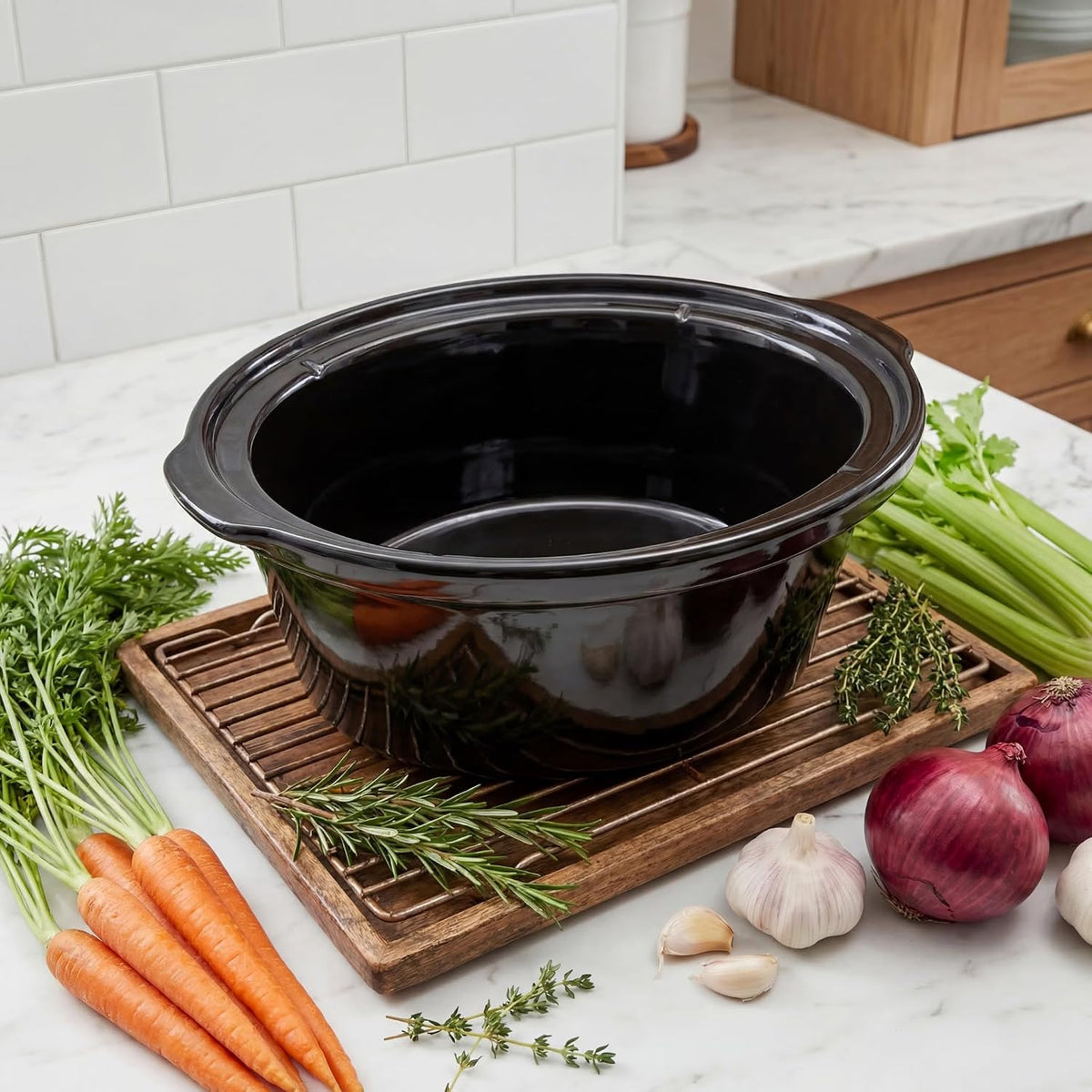8 Qt Replacement Slow Cooker Insert pot,Compatible for Crockpot Slow Cooker