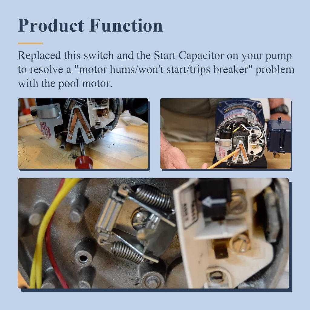 Rotating Switch Kits Fits Legacy A.O Smith Pump Motors, Stationary Switch