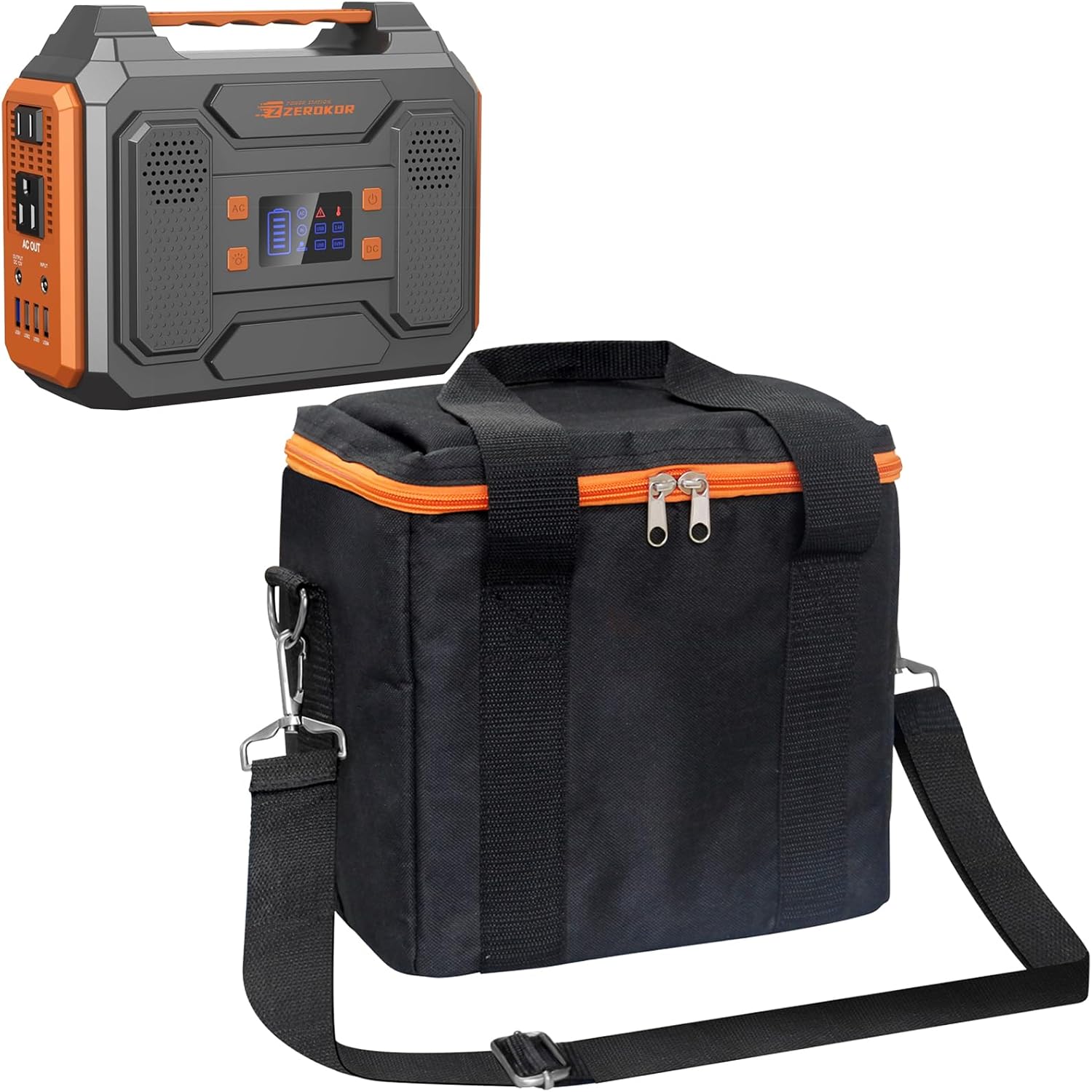 Portable Power Station Generator Carrying Case Compatible With R200 Power Stations (R200 Power Station Not Included)