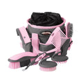 Horse Grooming Kit, 7-Piece Horse Brush Set with Organizer Tote Bag, Hoof Pick, Comb, Sweat Scraper, Equine Tools for