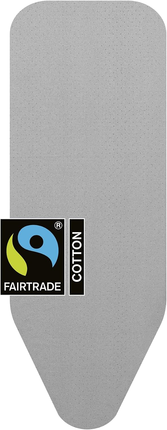 Replacement Ironing Board Cover | All-in-One Set | Fits XL Comfort Board (Size C) | Fairtrade Metalized Cover | 100%